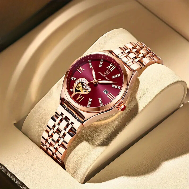 Reloj para mujer "Vino Rojizo"