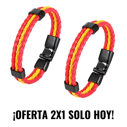 Pulsera de Cuero "Hispania" - OFERTA 2x1